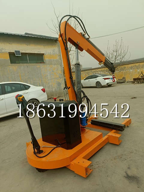 图木舒克市自卸车厢随车吊 自制轮式四不像起重机 四驱平板吊 5吨 贵盛
